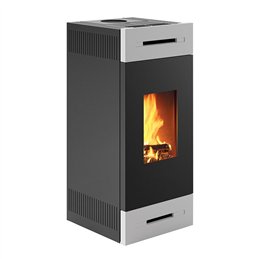TermoStufa a legna IDRO Caminetti Montegrappa TILE MLW22V 5