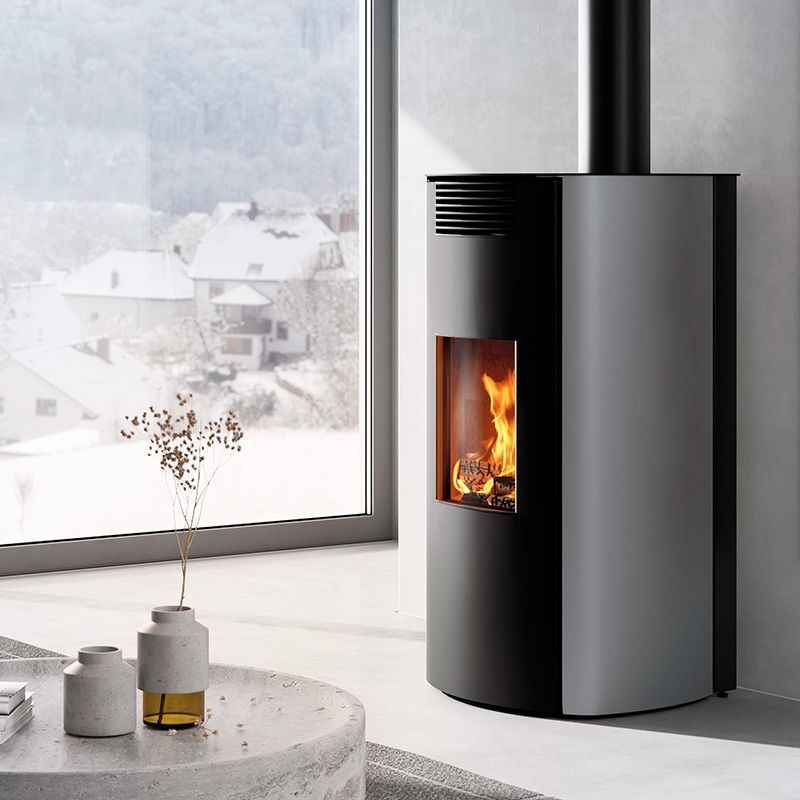 Wood-burning heating stove IDRO Caminetti Montegrappa BOMA