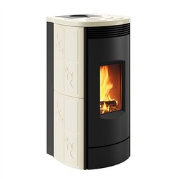 Wood-burning heating stove IDRO Caminetti Montegrappa ALPINA