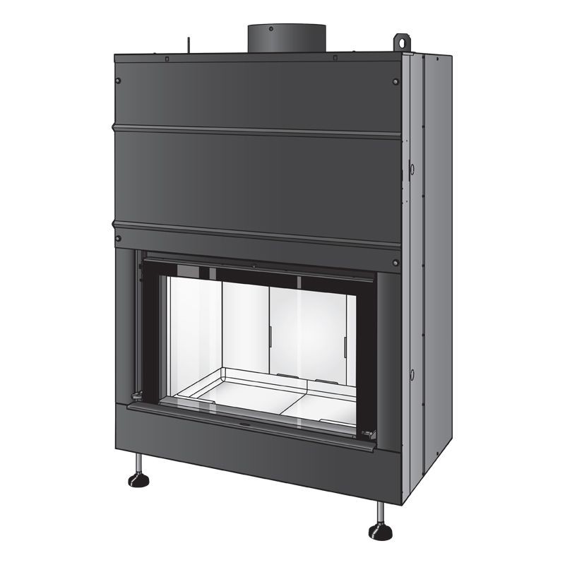 Montegrappa LIGHT 80wood-burning fireplace