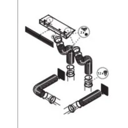 Kit canalizzazione aria convezione naturale 1530200100