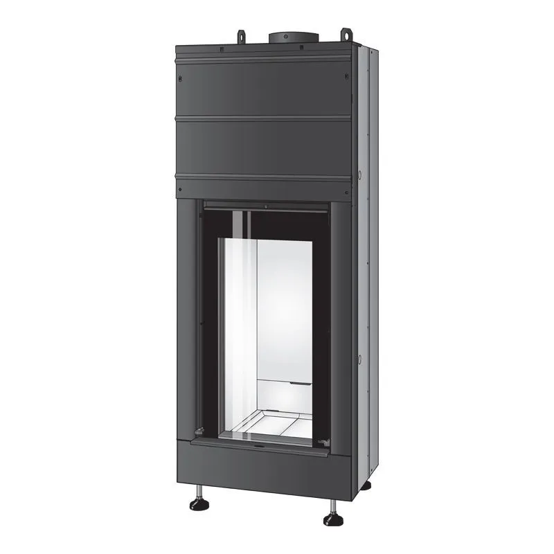 Wood-burning fireplace Montegrappa LIGHT 03 61x81 10Kw