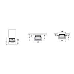 BASIC cladding for fireplace TECH-3 Montegrappa