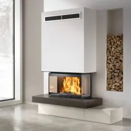 SLIDE cladding with BENCH for Montegrappa TECH-3 fireplace