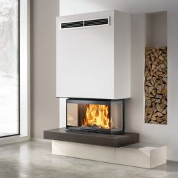 SLIDE cladding with BENCH for Montegrappa TECH-3 fireplace