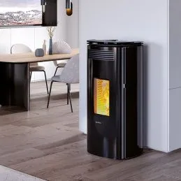 Hermetic pellet stove Caminetti Montegrappa BOLLA NXS EVO 10.1