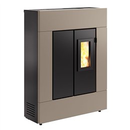 Stufa a pellet Slim Caminetti Montegrappa ACCIA SPS 10 Kw 5
