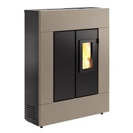 Stufa a pellet Slim Caminetti Montegrappa ACCIA SPS 10 Kw 5