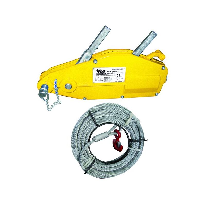 VIGOR 1600KG lever hoist winch with 20m rope