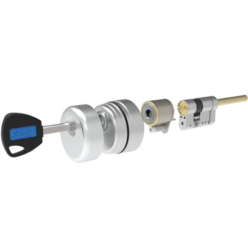 Mottura C3D safety cylinder, adjustable key/knob