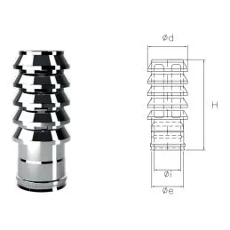 IATE ISOAIR INOX ring cap Double wall flue