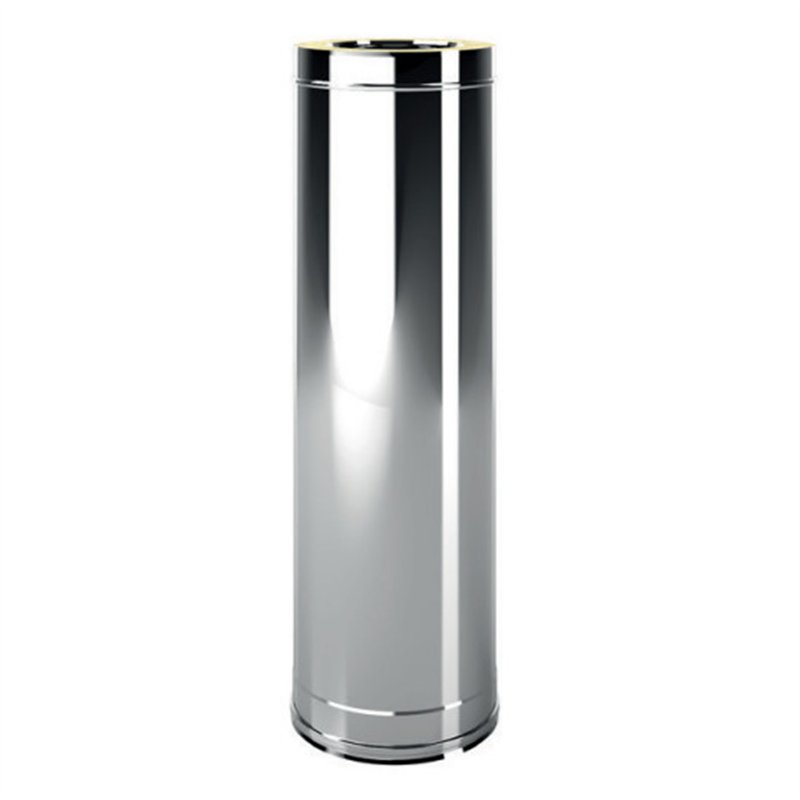 Tubo da 0,33 metro I5T3 ISO50 INOX Canna fumaria doppia parete