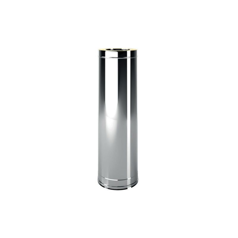 0.33 meter pipe I5T3 ISO50 INOX Double wall flue