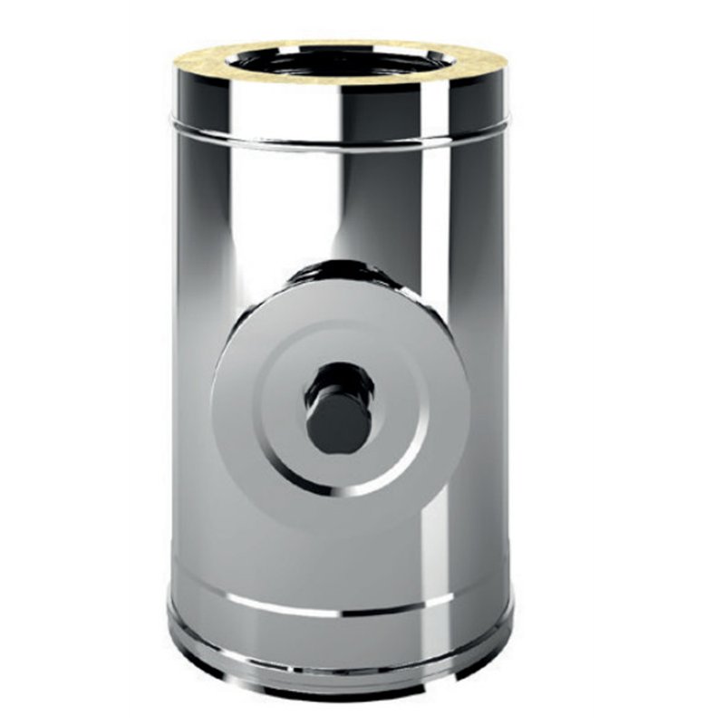 Inspection module 200°C max 200 Pa I5IT ISO50 INOX Double wall