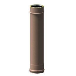 0.25 meter pipe K1T2 ISO10 RUSTY Double wall flue