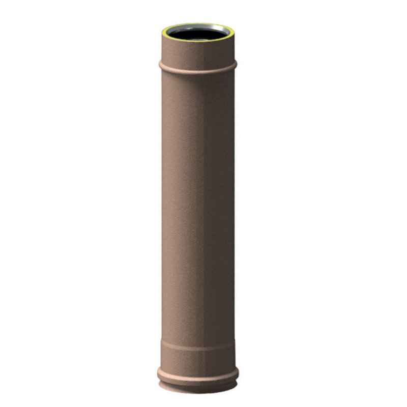 Tubo da 1 metro K1T1 ISO10 RUSTY Canna fumaria doppia parete