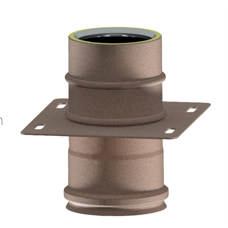 Piastra intermedia di supporto K1PI ISO10 RUSTY Canna fumaria