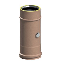 Smoke detection module K1PF ISO10 RUSTY Double wall flue
