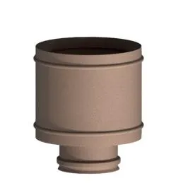 Terminal cap K1AR ISO10 RUSTY Double wall flue