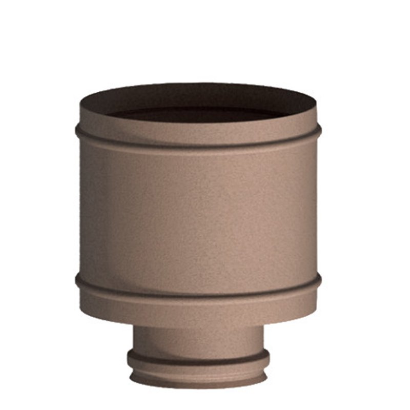 Terminal cap K1AR ISO10 RUSTY Double wall flue