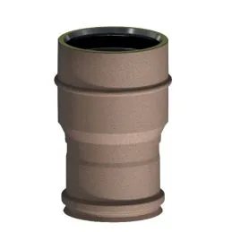 Raccordo maggiorazione K1RCDA ISO10 RUSTY Canna fumaria doppia