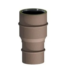 Giunzione mono-doppia K1RCI ISO10 RUSTY Canna fumaria doppia