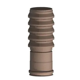 Cappello terminale ad anelli K1TE ISO10 RUSTY Canna fumaria