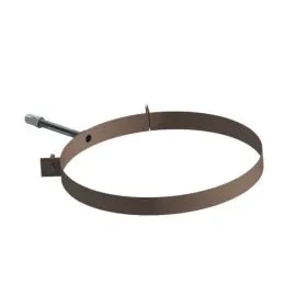 Collare murale con tassello KCM RUSTY Canna fumaria doppia