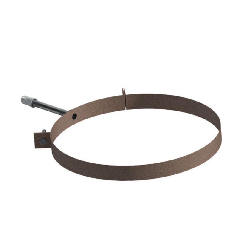 Wall collar with plug KCM RUSTY Double wall flue