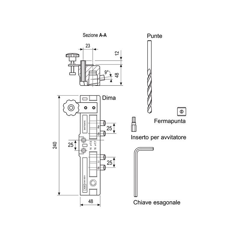 2 X Nastro Forato Stile 9 Mm Nastro Per Finestra Nastro Per - Foto 2