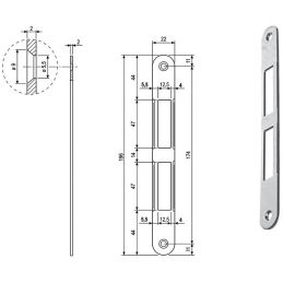 Kit maniglie per porte scorrevoli AGB 192012 - Matteoda La Ferramenta