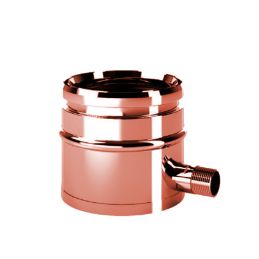 Side condensate drain plug RIATL ISOAIR Copper Double wall flue