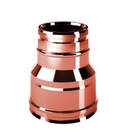 Reduction fitting RIARCDR ISO25 Copper Double wall flue