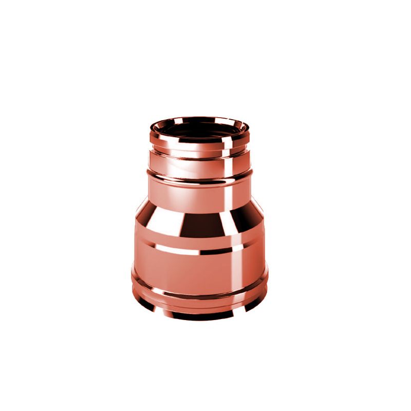 Reduction fitting RIARCDR ISO25 Copper Double wall flue