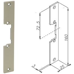 Front panel for OPERA 03010 reversible electric strike