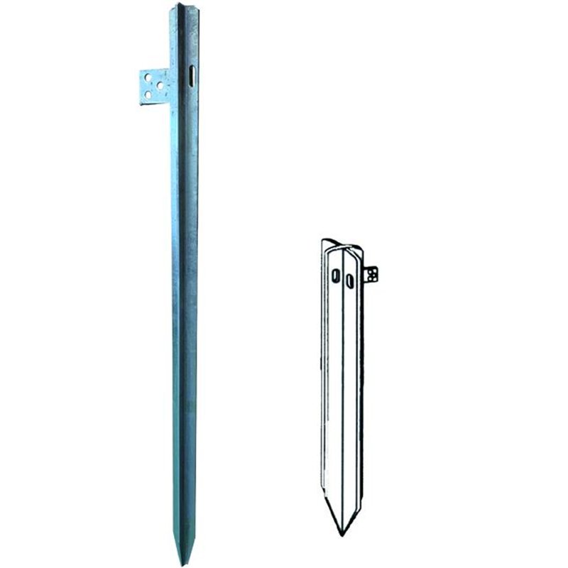 Galvanized earth rods A Cross Cm. 100