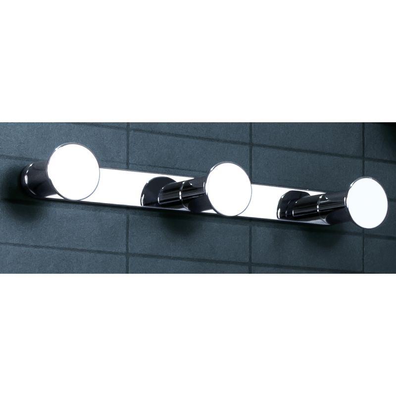 Design - Appendiabiti Da Parete A 4 Ganci, Tondo, Colore Nero, Per Corridoio E Ingresso
