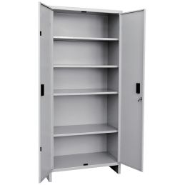 Fully assembled metal balcony cabinet 60x40x179H