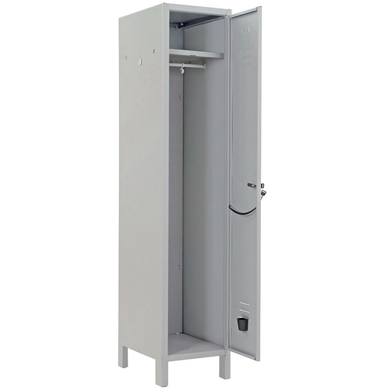 Armadio spogliatoio metallico 1 posto 36X35X180H montato
