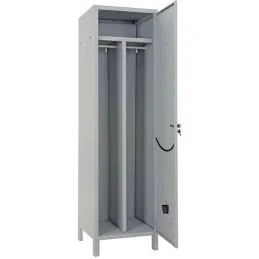 Metal locker 1 dirty/clean place 50X36X180H assembled