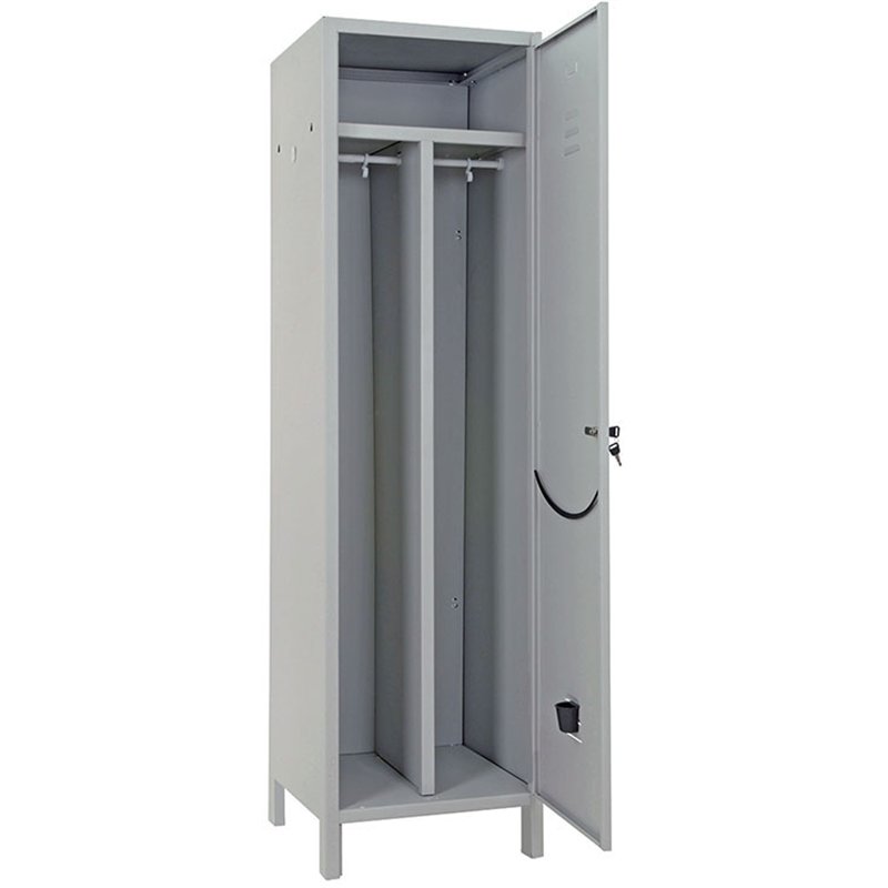 Metal locker 1 dirty/clean place 50X36X180H assembled