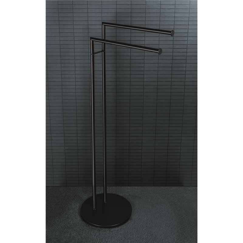 Floor lamp with double towel holder B4038 Colombo Design