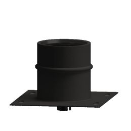 Base plate with condensate drain N1PPC ISO10 MATT BLACK Double