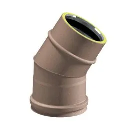 Curva a 30° K1C3 ISO10 RUSTY Canna fumaria doppia parete