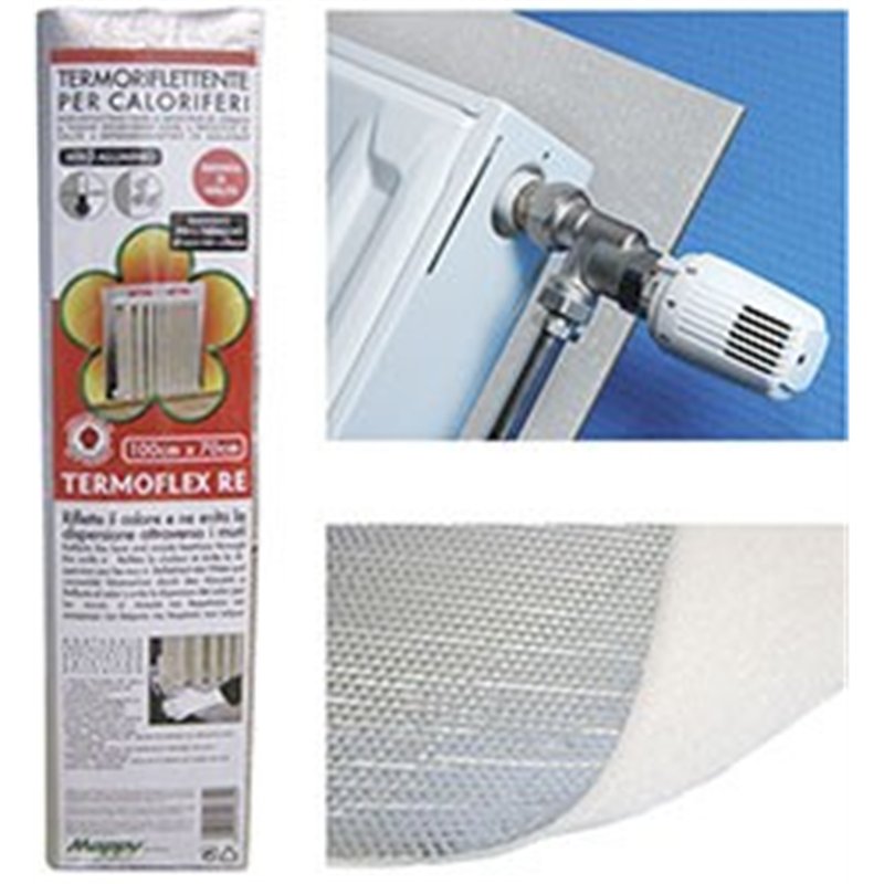 Thermo-Reflective panel for radiators