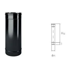 Pipe L 0.5 m for MONOFIRE pellet stoves De Marinis Inox
