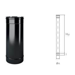 Pipe L   1.0 m for MONOFIRE pellet stoves De Marinis Inox