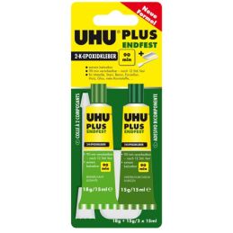 Adesivo UHU-Plus 300 ENDFEST 2x15ml 45670 D9249