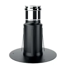 Telescopic rosette for stoves DESIGN PELLET De Marinis in Steel
