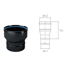 Increase fitting for MONOFIRE pellet stoves De Marinis Inox